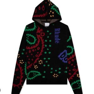 Rhude Knit Hoodie Red / Black